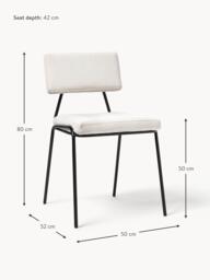 Corduroy Upholstered Chairs Mats, Set of 2 - thumbnail 7