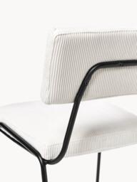 Corduroy Upholstered Chairs Mats, Set of 2 - thumbnail 5