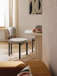 Upholstered Bouclé Dining Chair Adrien - thumbnail 2
