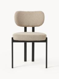 Upholstered Bouclé Dining Chair Adrien - thumbnail 4