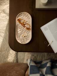 Decorative Ash Wood Tray Camila, W 30 cm - thumbnail 5