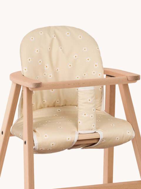 Cotton High Chair Seat Cushion Growing Green - image 1