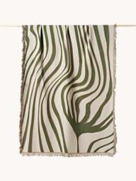 Reversible Cotton Throw Alia with Fringes