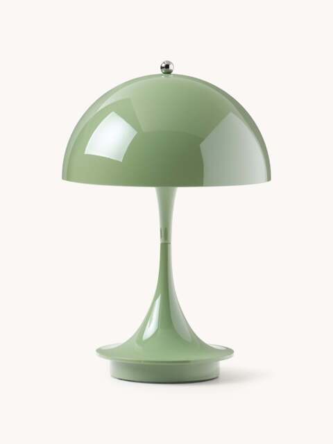 Small Portable LED Table Lamp Panthella 160, Design Verner Panton - image 1