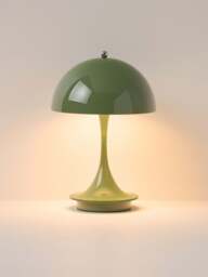 Small Portable LED Table Lamp Panthella 160, Design Verner Panton - thumbnail 6