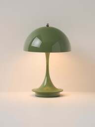 Small Portable LED Table Lamp Panthella 160, Design Verner Panton - thumbnail 4