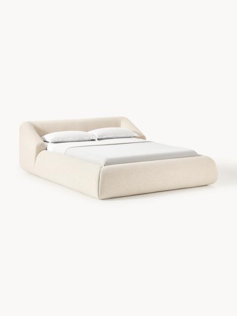 Upholstered Bouclé Bed Sofia
