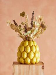 Handmade Vase Limone, H 22 cm - thumbnail 2