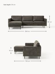 Leather Corner Sofa Hunter (4-seater) - thumbnail 9
