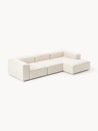 Linen Blend Modular Corner Sofa Lennon (4-seater) - thumbnail 4