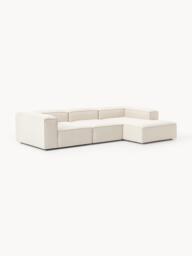 Linen Blend Modular Corner Sofa Lennon (4-seater) - thumbnail 3
