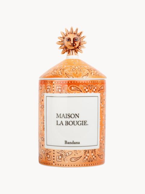 Handmade Scented Candle Bandana (Mandarin, Sandalwood & Amber) - image 1