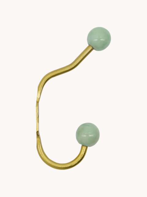 Handmade Metal Wall Hooks Ball, Set of 2 - image 1
