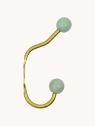 Handmade Metal Wall Hooks Ball, Set of 2