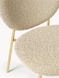 Upholstered Bouclé Dining Chairs Ulrica, Set of 2 - thumbnail 6