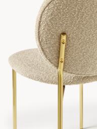 Upholstered Bouclé Dining Chairs Ulrica, Set of 2 - thumbnail 5