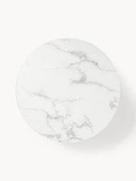 Round XL Coffee Table Antigua with Marble Effect Glass Top - thumbnail 4