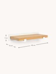 Oak Wood Small Shelf Ally, W 40 cm - thumbnail 8