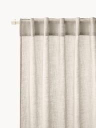 Light-Filtering Curtains Ibiza with Hidden Tab Top, Set of 2, W 135 cm - thumbnail 1