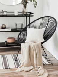 Organic Cotton Knitted Cushion Cover Adalyn - thumbnail 2