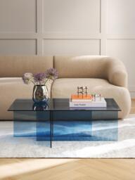 Glass Coffee Table Anouk, W 102 cm - thumbnail 9