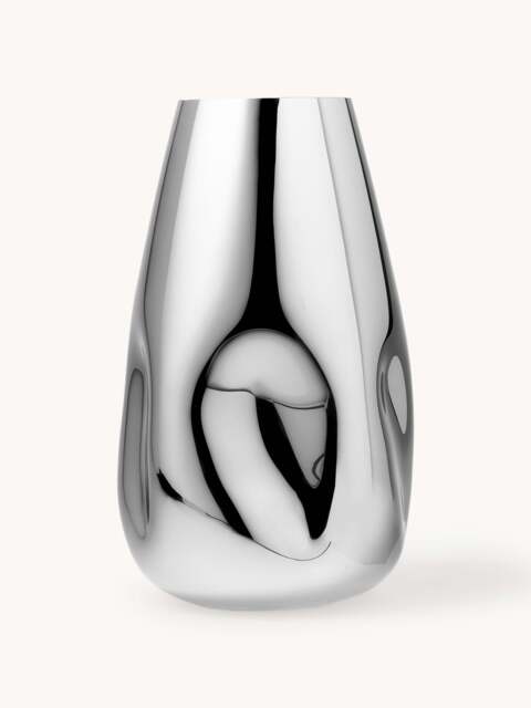 Mouth-Blown Glass Vase Mirror, H 35 cm - image 1