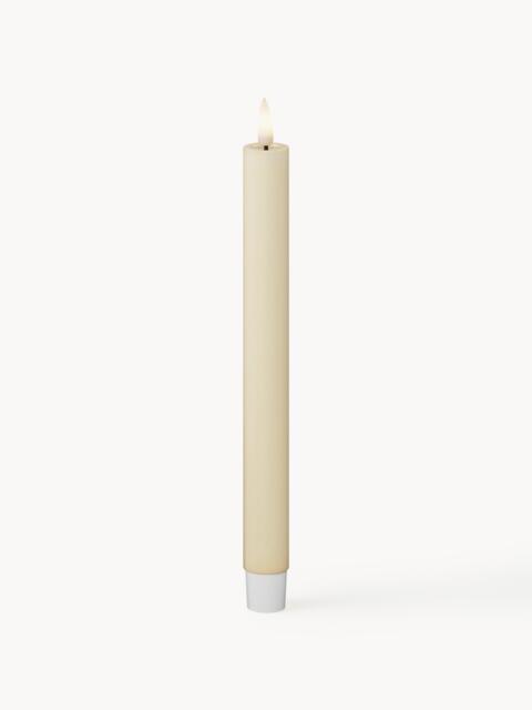 Handmade LED Dinner Candles Real Flame, H 24 cm, Set of 2 - image 1