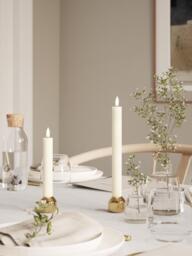 Handmade LED Dinner Candles Real Flame, H 24 cm, Set of 2 - thumbnail 3