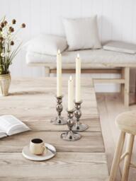 Handmade LED Dinner Candles Real Flame, H 24 cm, Set of 2 - thumbnail 4