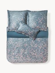 Cotton Sateen Duvet Cover Sakura with Floral Print - thumbnail 4