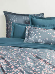Cotton Sateen Duvet Cover Sakura with Floral Print - thumbnail 1