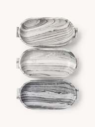 Marble Decorative Bowl Fossil, W 46 cm - thumbnail 6