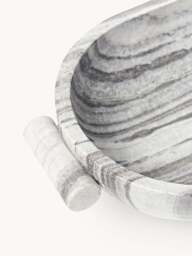 Marble Decorative Bowl Fossil, W 46 cm - thumbnail 4