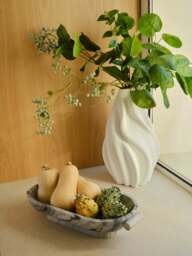Marble Decorative Bowl Fossil, W 46 cm - thumbnail 7