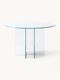 Round Glass Dining Table Anouk, in various sizes - thumbnail 4