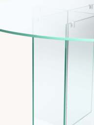 Round Glass Dining Table Anouk, in various sizes - thumbnail 5