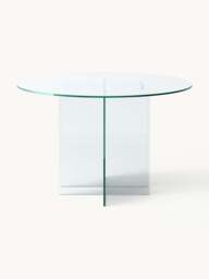 Round Glass Dining Table Anouk, in various sizes - thumbnail 3