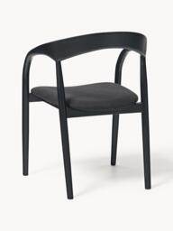 Ash Wood Dining Chair Camille with Seat Cushion - thumbnail 4