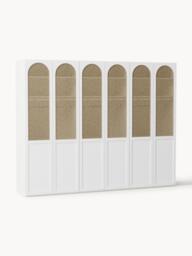Modular Hinged Door Wardrobe Jeanne, 300 cm Wide, in various sizes