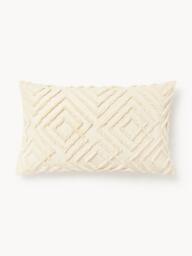 Cotton Percale Pillowcase Phil with Tufted Design - thumbnail 3