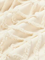 Cotton Percale Pillowcase Phil with Tufted Design - thumbnail 6