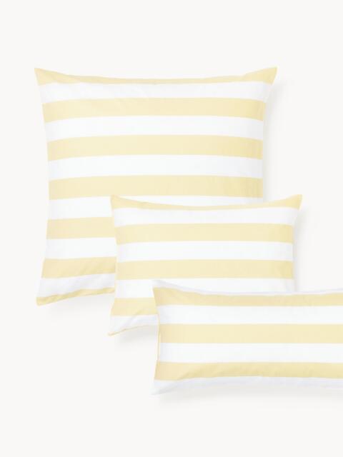 Striped Cotton Reversible Pillowcase Lorena - image 1