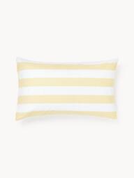 Striped Cotton Reversible Pillowcase Lorena - thumbnail 3