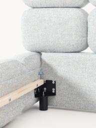 Upholstered Bouclé Bed Tayla - thumbnail 8