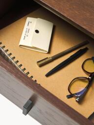 Oak Wood Bedside Table Diana with Drawer - thumbnail 9