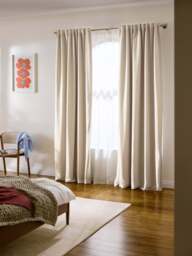 Blackout Multi-Band Curtains Tulia, Set of 2, W 140 cm - thumbnail 6