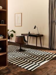 Hand-Woven Kelim Rug Donna with Stripes - thumbnail 2