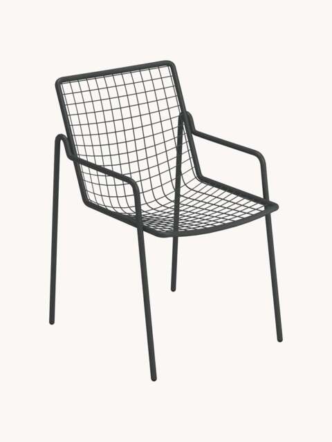 Stackable Garden Chair Rio R50 with Armrests - image 1