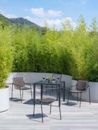 Stackable Garden Chair Rio R50 with Armrests - thumbnail 2