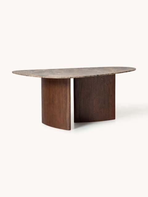 Organic Shaped Dining Table Meadow with Marble Top, in various sizes - image 1